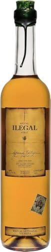 Ilegal Anejo Mezcal, Double-Distilled Spirit Made With 100% Espadin Agave and Aged in American Oak Barrels, 40% ABV, 70cl / 700ml