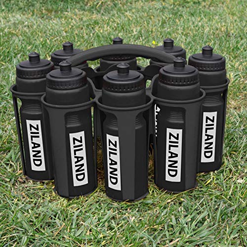 Ziland Academy Water Bottle Set (Black - Black Carrier)