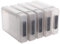 Fransande 5pcs 3.5 inch IDE SATA HDD Hard Drive Disk Plastic Storage Box Case Enclosure Cover Gray