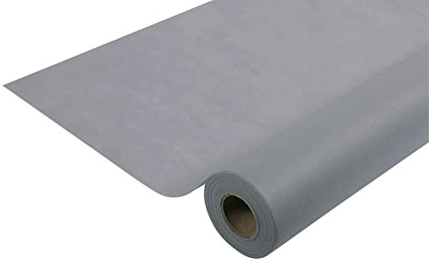 Pronappe Tischdecke R782030I Einweg-Tischdecke aus Spunbond-Vlies Länge 20m Breite 1,20m (pro Rolle) Farbe grau Material reißfest, wasserabweisend und abwischbar