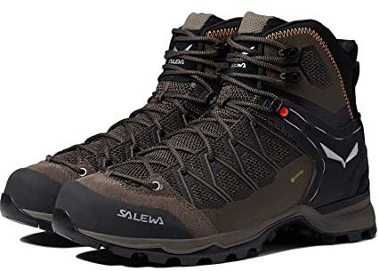 Salewa Mountain Trainer Lite Mid Gore-Tex Herrenwanderstiefel, Schwarz, 8.5
