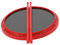 Drum Pad, stoßdämpfende Matte Drumsticks Carbon Fiber Dumb Drum Pad für Familie für den Außenbereich(rot)