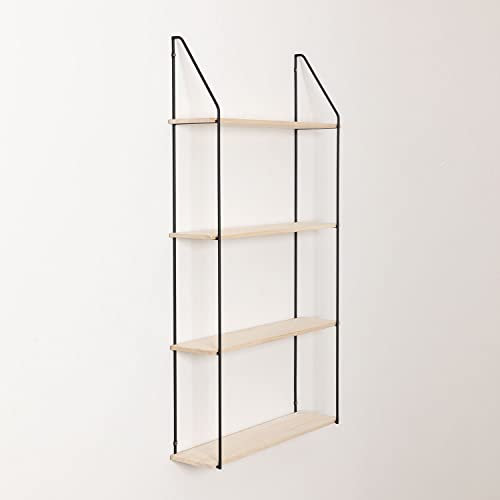 SKLUM Wandregal aus Holz und Stahl, Arison – (mehr Farbe)