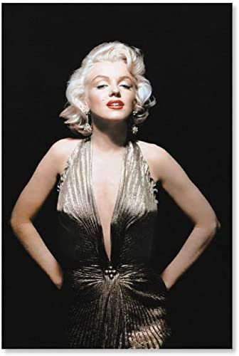 5d Diamond Painting Diamant Bilder FüR Erwachsene Und Kinder Berühmte Marilyn Monroe 8 DIY Kreuzstich Arts Craft Kristall Strass Stickerei 23.6x35.4(60x90cm) Kein Rahmen