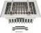 40PCS Stainless Steel Popsicle Molds Professional Ice Stick Molds DIY Ice Lolly Ice Cream Stick Holder Commercial Popsicle Maker Silver