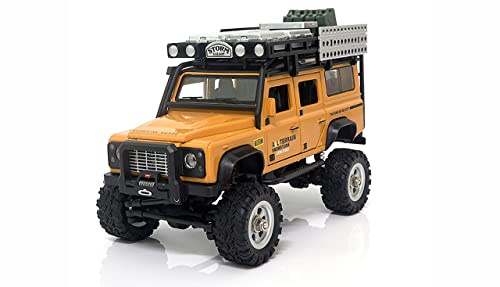 Amewi 22567 D90X28 Metall Scale Crawler 4WD 1:28 RTR gelb