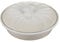 LE CREUSET Calabaza figurada de gres con tapa, 9 pulgadas, merengue