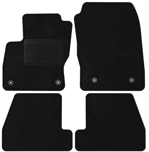 TEXER Textil Fußmatten Passend für Ford Focus III 2014-2018 Basic
