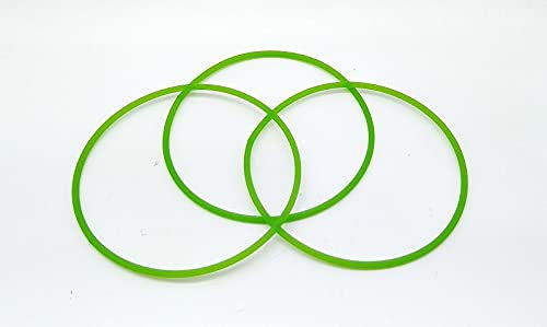 VLIZO NEW 3pc Rubber Track Belt for Electric Commercial Candy Floss Cotton Machine Cotton candy machine ET