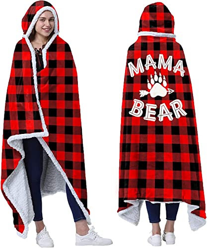 AOKILE Kuscheldecke mit Ärmeln,Hoodie Decke mit Ärmeln und Kapuze Blanket Hoodie Damen,Kuscheldecke mit Ärmel als Geschenke für sie Frauen Freundin Mutter
