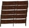 Palisade aus Weide 5er Set, Weidenzaun 100 cm x 20 cm, Natürliche Weidenzaun, Holz-Zaun Rasenkante, Handgemachter Weidenflechtzaun, Beetbegrenzung, Beeteinfassung