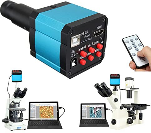 16MP 1080P 60FPS USB C-Mount Digital Industrie Video Mikroskop Kamera mit HDMI-Kabel