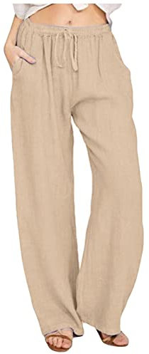 SHE.White Stretch-Hose Für Damen Hose Gegen Wundscheuern Warme Jeans Damen Winter Strechhosen Für Damen Winter Wanderhose Damen Thermo Anzug Damen Sport Damen Hose Tischtennis Hose(Khaki,S)