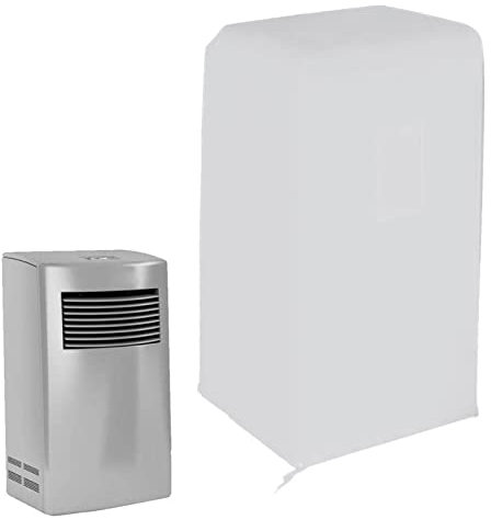 Housse de protection portable pour climatiseur, housse universelle anti-poussière pour climatiseur mobile (40 x 46 x 75 cm) (blanc)