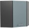 Vicco Eckhängeschrank R-Line, Küchen-Eckschrank, Blau-Grau/Anthrazit, 57 cm