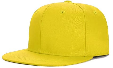 Boolavard Casquette Snapback Plate Structurée pour Nourrissons et Tout-Petits (FR/ES, Alpha/Lettres, Taille Unique, Jaune)