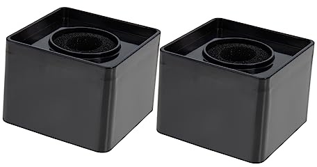 Vaguelly 2stücke Pack Abs Quadratische Würfel Mikrofon Stations Logos Für Interview Tv Station Schwarz Mit Leeren Oberflächen Für Firmenlogo Anbringung