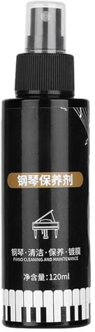 120 ml de pulido y limpiador de piano, limpieza de piano, limpiador de teclas de piano, barniz brillante para violín, piano, guitarra acústica, instrumento musical de madera