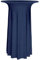 Gastro Uzal Stehtischhusse Deluxe-Stehtischhusse Luxor (Blau, 70-72 cm)