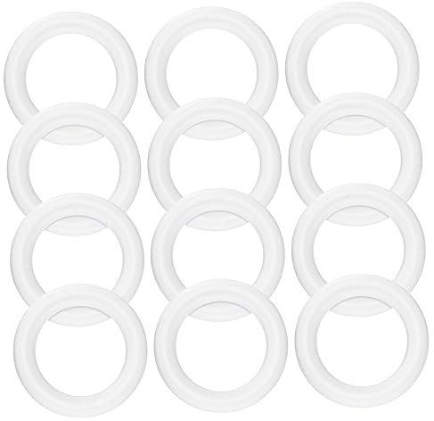 Homoyoyo Styroporringe 25 cm - 12 Stück - Schaumstoff Kranz Für DIY Basteln Styropor Kranz Rohlinge Für Advents Und Weihnachtsdekoration Ideal Für Kreative Blumenarrangements