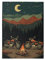 Cafemira 500 Pieces Wooden Jigsaw Puzzle,Two Motorcycles Parked by Campfire,Night Stop,puzzles for Adults,Exercise Hands on Skills &Thinking,Every Piece is Unique,Brain Challenge