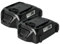 vhbw 2X Akku kompatibel mit Worx WX368, WX372, WX372.1, WX368.1, WX371, WX373, WX371.2, WX372.9 Werkzeug (2000 mAh, Li-Ion, 18 V)