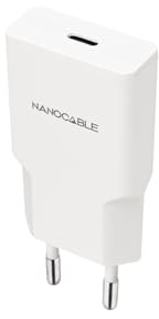 NANOCABLE 10.10.2024 - Cargador USB-C/PD 25W, Blanco