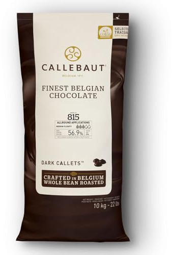 Callebaut 815 Dark Chocolate Callets 10kg – 56.9% Cocoa