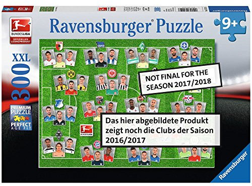 Ravensburger Kinderpuzzle 13239 National Soccer Club Bundesliga 2017/2018 Kinderpuzzle