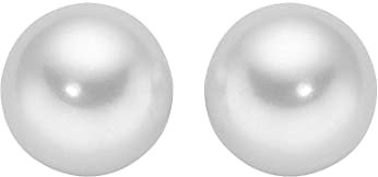 FAVS Damen-Ohrstecker 925er Silber rhodiniert Süßwasserperle One Size 87475026