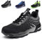 Furuian Sicherheitsschuhe Herren Arbeitsschuhe Herren Damen Leicht Sportlich Atmungsaktiv Schutzschuhe mit Stahlkappe Sneakers (40 EU,Schwarz)