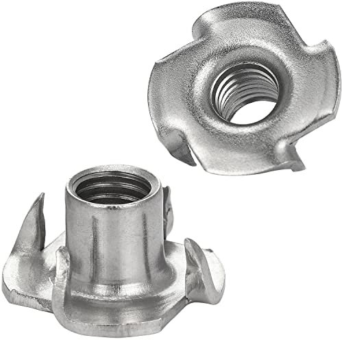 FASTON Einschlagmuttern M10 Edelstahl A2 V2A (50 Stück) Einschlagspitzen Einschlaggewinde Einpressmutter