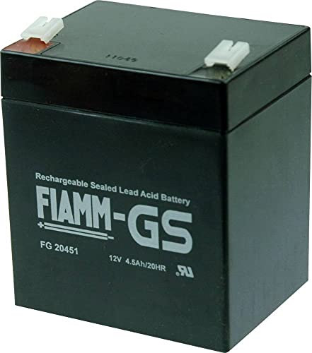 Fiamm PB-12-4,5-4,8 FG20451 Bleiakku 12V 4.5Ah Blei-Vlies (AGM) (B x H x T) 90 x 107 x 70mm Flachste