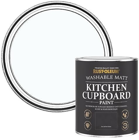 Rust-Oleum Light Blue Kitchen Cupboard Paint in Matt Finish - Icecap 750ml