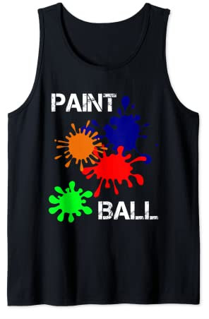 Paintball Ausrüstung Herren Frauen, Paintball Spieler Spruch Tank Top