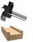 CNC Spoilboard Surfacing Router Bits,1/2'' Shank 4 Wings Slab Flattening Router Bit Professional Woodworking Milling Cutter Planing Tool (1/2 Shank 4 Wings)