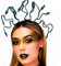 Zoestar Medusa Schlangen-Stirnband, griechische Göttin, Kopfschmuck, Halloween-Kostüm, Haarreifen, ägyptische Verkleidung, Party, Haarschmuck für Damen und Mädchen (grün)