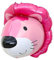 Großer Folienballon in Form eines rosa Löwen, ca. 72 * 58cm - Perfekt für Kindergeburtstage, Baby-Duschen, Tier-Themen-Partys, Dekorationen, Geschenke, Überraschungen und Spielzeug