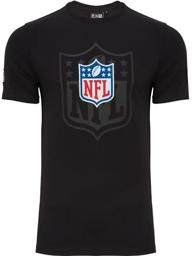 New Era Fan Shirt - NFL Shield Logo 2.0 schwarz - XS