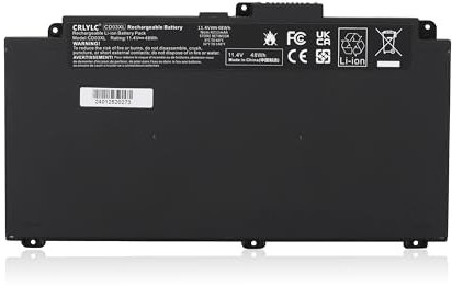 CRLYLC CD03XL Batterie pour HP Probook 640 650 G4 G5/Probook 645 G4 Series CD03048XL-PR HSTNN-IB8B HSTNN-LB8F HSTNN-UB7K 931702-171 931702-421 931719-850 HSN-I14C-4/5 11.4V 48Wh Battery