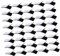 ULTECHNOVO 40 Stk Selbst Klebendes Magisches Klebeband Doppelklebeband Selbstklebende Aufkleber Rutschfester Teppich Stoffband Mischung Aus Nylon Und Polyester Klebstoff