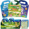 BIROYAL Wiederverwendbare wasserdichte Stickerbuch Spielzeuge für Kinder, Sticker Book for Kids 2-4, 3D Aufkleber, Sticker Set pädagogische Lerngeschenk, Tiere Weltraum Unterwasserwelt 3er Pack