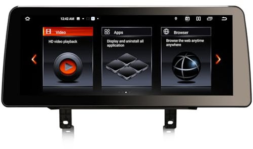 Erisin 12,3 Zoll 8 Kern Android 13 8+128GB Autoradio für BMW 3/4er F30 F31 F34 F32 F33 F36 M3 F80 M4 F82 NBT GPS Carplay IPS WiFi Dab+ DSP Android Auto BT 5.0 SWC Touchscreen Hände frei OBD2