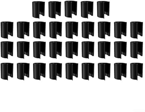 PVC-Rohrschelle Gewächshausclip Gewächshauszubehör Gewächshausfolie Befestigungsclip (64 Stück)