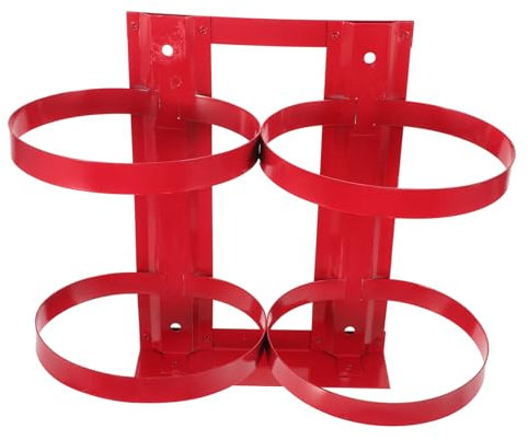 CANIGHT Feuerlöscher Halterung Für Wandmontage Stabiler Für Doppelte Feuerlöscher Sicherer Aufbewahrungslösung Für Haus Und Gewerbe Langlebiges Material Installieren