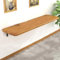 Wandklapptisch,Wand Wandtisch Klappbar,Holz Wandtisch Klappbar,Klapptisch Platzsparend Zur Wandmontage Küchentisch Esstisch Bistrotisch Buffettisch Hängetisch Computertisch Schwebend Schwimmend(60x40c
