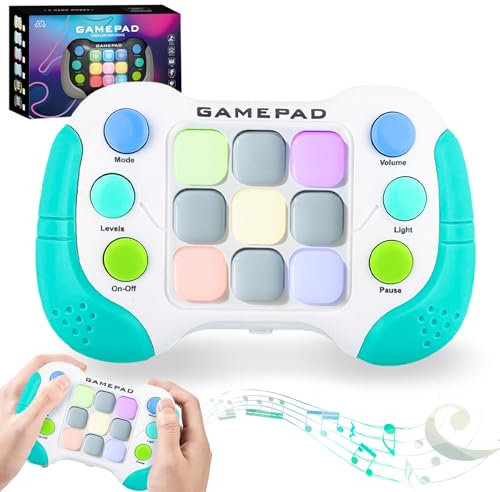 Puzzle Spielmaschine, ZoneYan Puzzle-Spielzeug, Puzzle Pop It, Pop It Fidget Spielzeug, Quick Push Spiel, Puzzle-Spielmaschine Game Controller, Dekompressionsspielzeug Konsole (GR)