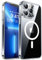 CANSHN 2024 Neu für iPhone 13 Pro Max Hülle mit Kameraschutz für Magsafe (TOP Militärschutz & Magnetkraft) Extrem Haltbarkeit Hülle iPhone 13 ProMax Case Stoßfest, Transparent