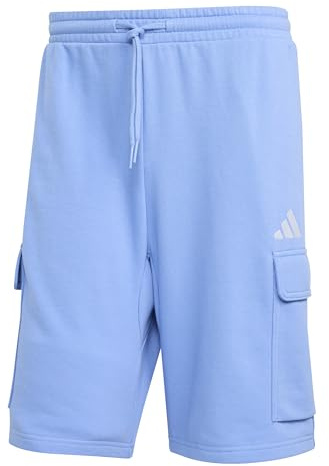 Adidas Herren Essentials FEELCOZY French Terry Cargo Short, Blue Fusion, XL