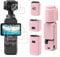 Rszfnjxry Protection d'écran en silicone pour DJI Osmo Pocket 3 Accessoires Rose